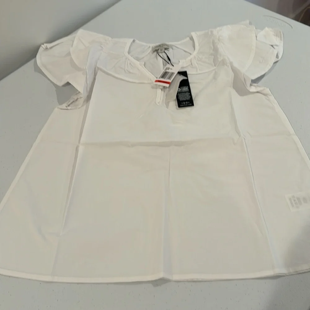 Habitual Double Ruffle Short Sleeve Top - Picture 5 of 13